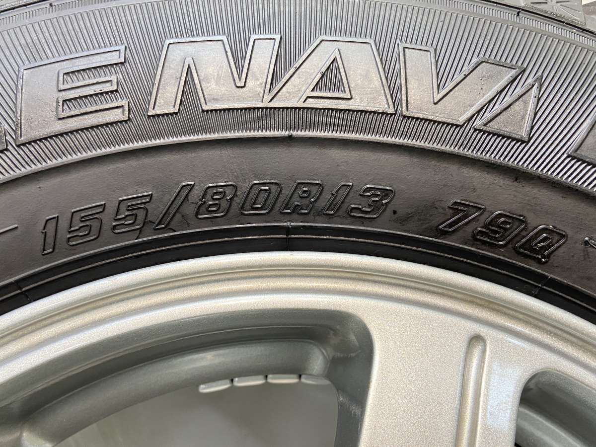 155/80R13 グッドイヤー アイスナビ 6 BALMINUM 13x4.5 35 100-4穴 中古タイヤ スタッドレスタイヤ ホイールセット  4本セット w13240622902 - メルカリ