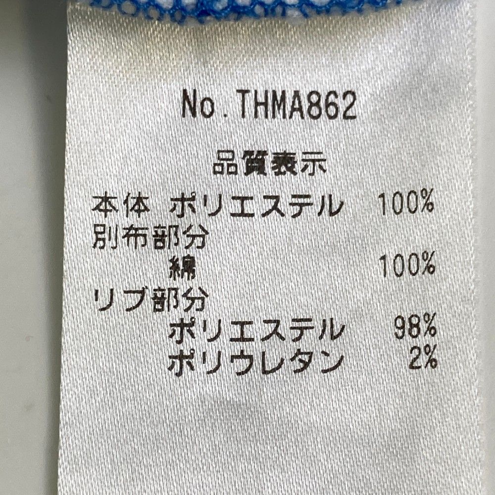 サイズ：XL   GOLF トミー ヒルフィガーゴルフ  半袖ポロシャツ ロゴ刺繍 ボーダー柄 ブルー系 [240101417865] ゴルフウェア メンズ ストスト TOMMY HILFIGER GOLF トミー ヒルフィガーゴルフ 半袖ポロシャツ