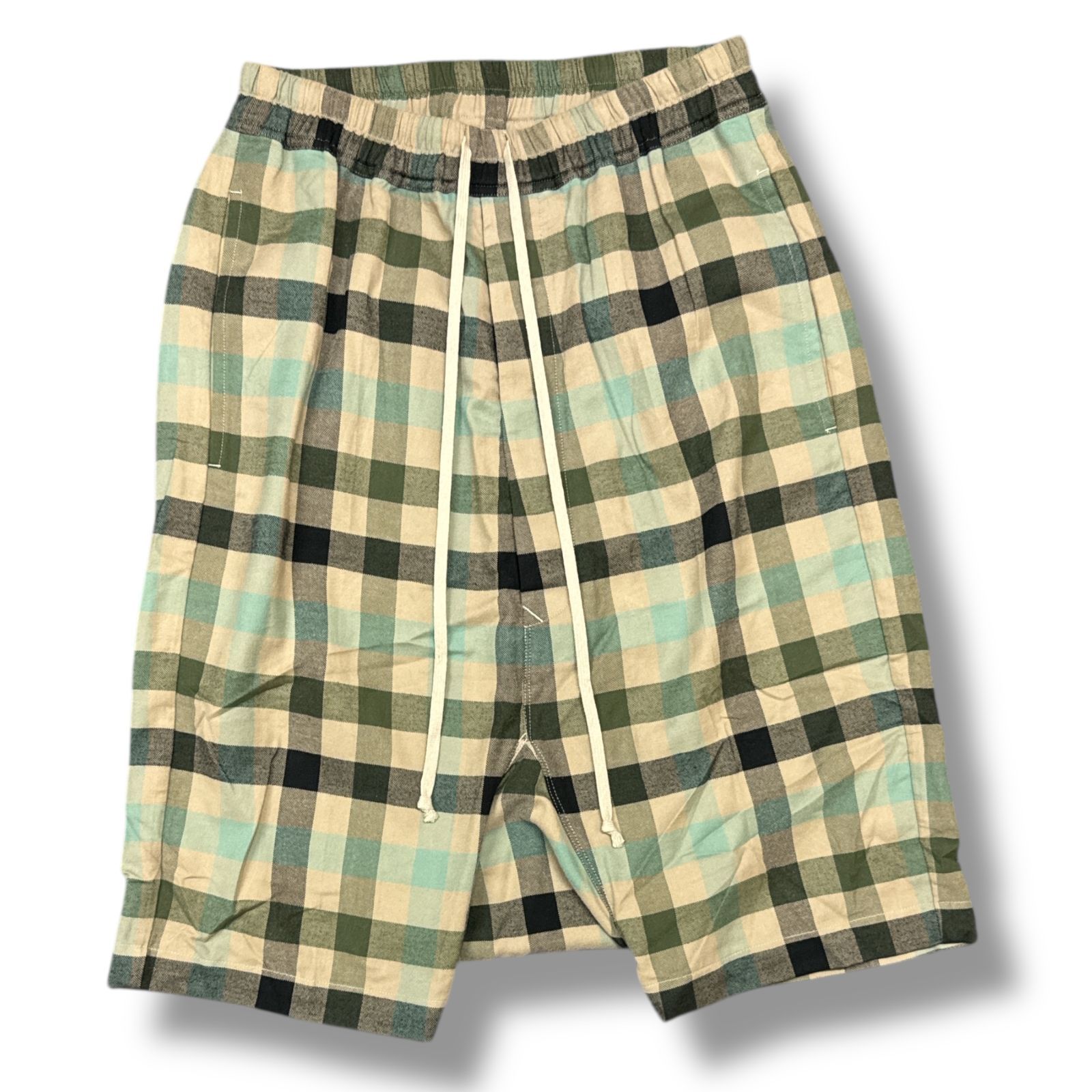 国内正規 Rick Owens 22AW Penta Check Bermuda Shorts ペンタ