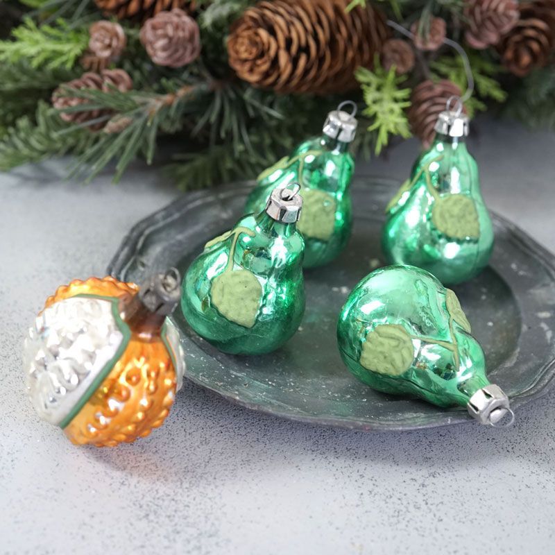 希少】ポーランド買付 アンティーク クリスマスオーナメント 吹き