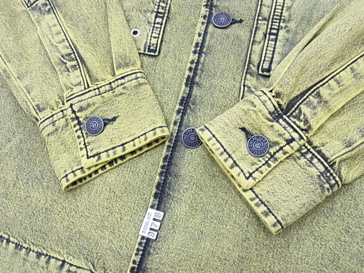 【新品タグ付き】DIESEL デニムシャツ 新品 定価46.000円☆DIESEL ディーゼル 長袖 デニムシャツ
