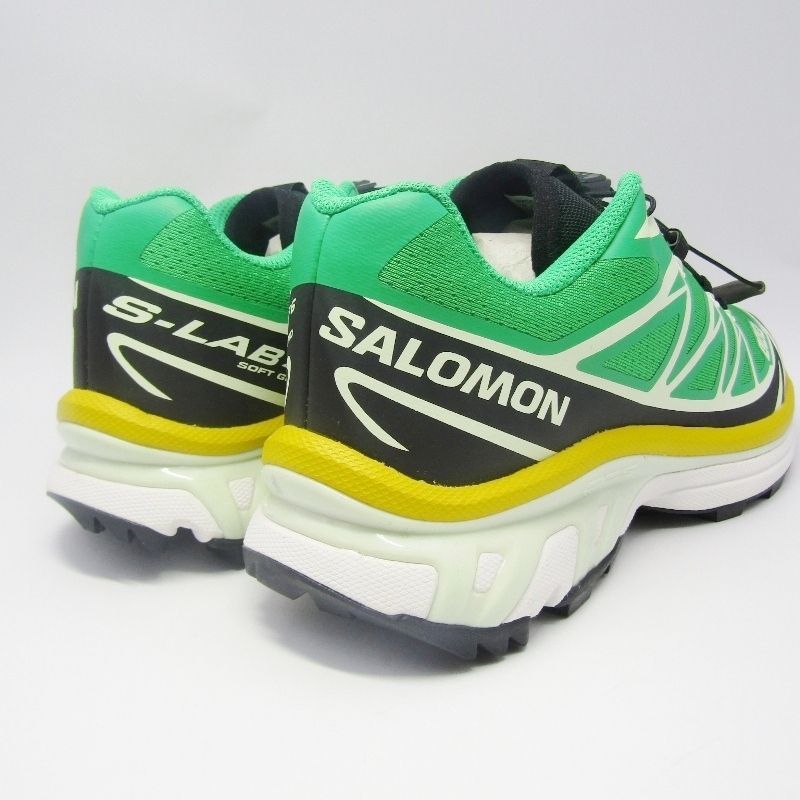  SALOMON サロモン 24 cm XT 6 スポーツ スタイル シューズ ローカット Bright Green Black Sulphur スニーカー 靴