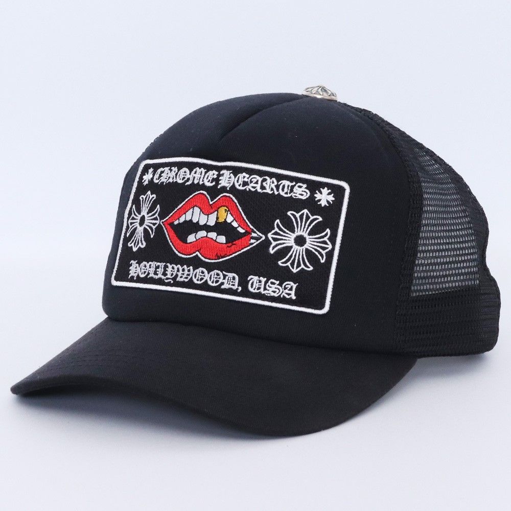 CHROME HEARTS トラッカーキャップ チョンパー ブラック