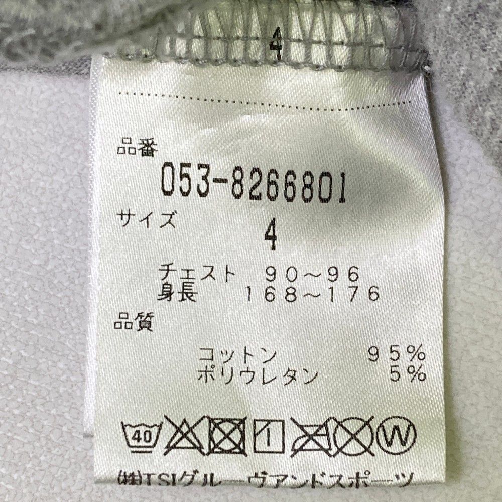 サイズ：4 PEARLY GATES パーリーゲイツ ハイネック長袖Tシャツ