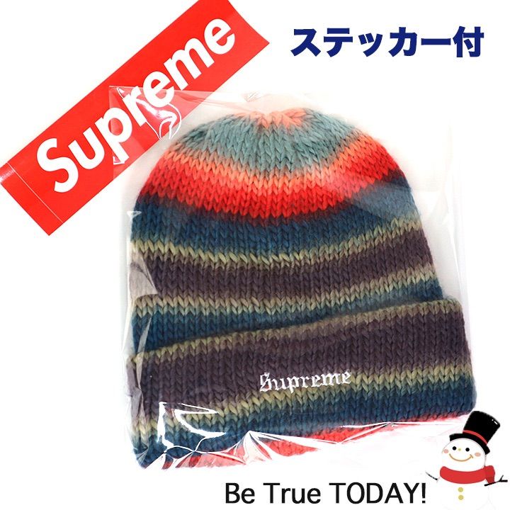 Supreme Gradient Stripe Beanie レア - ニットキャップ