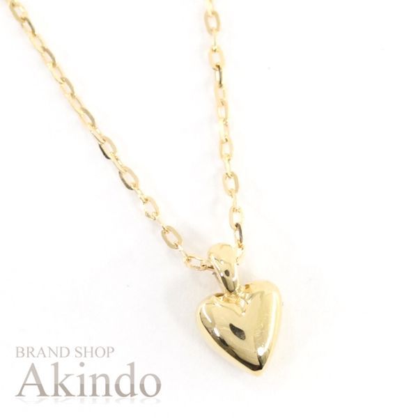 エテ ete ネックレス K18YG ハート イエローゴールド ジュエリー  