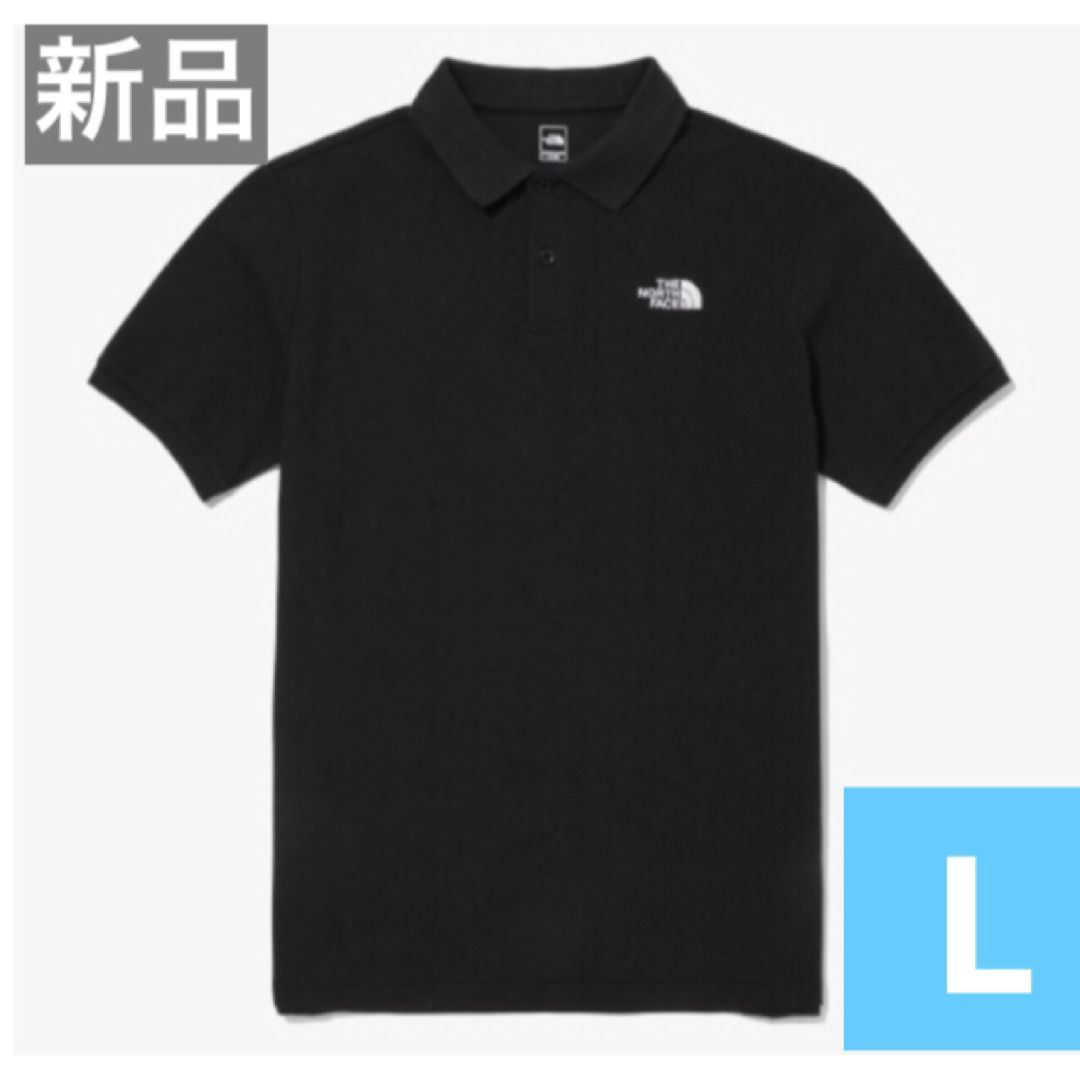 【韓国限定】THE NORTH FACE ブラック ポロシャツ Lサイズ 韓国限定】THE NORTH FACE ブラック ポロシャツ Lサイズ THE