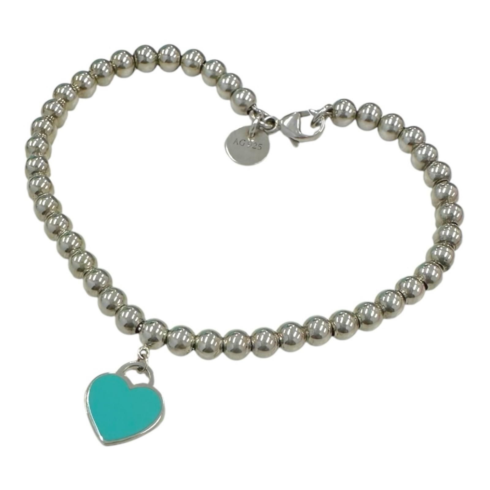 ティファニー Tiffanyリターントゥミニハートブレスレット 925