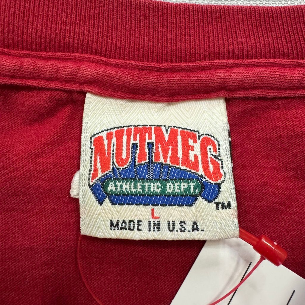 90's/NUTMEG/ナツメグ/49ERS/USA製Tシャツ/NFL Rare VTG NUTMEG San Francisco 49ers Monday Night Football T