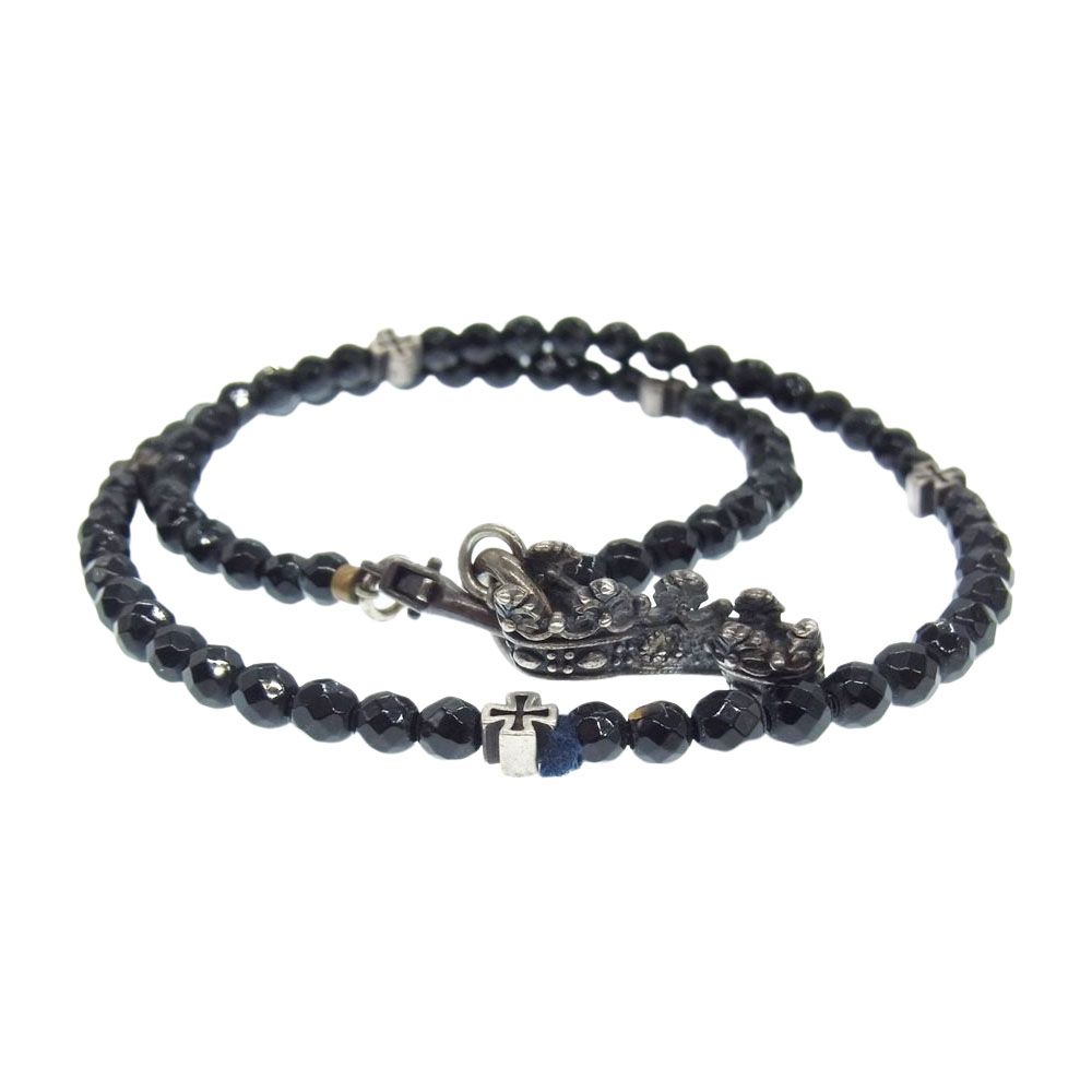美品!ジャスティンデイビス SBJ641 オニキスクロスブレスレット Justin Davis ジャスティンデイビス SBJ641 BLACK SERPENT/CROSS