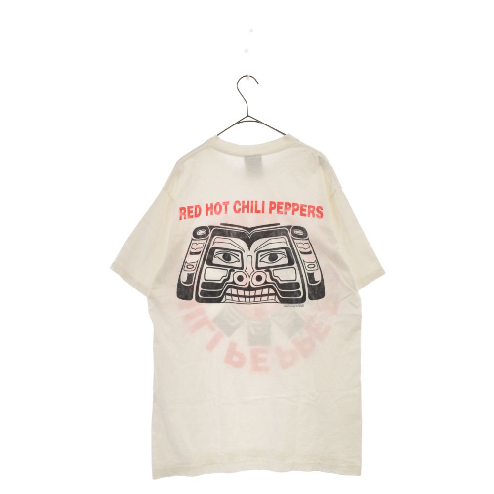 VINTAGE (ヴィンテージ) 90S VINTAGE RED HOT CHILI PEPPERS レッドホットチリペッパーズ 半袖Tシャツ  ホワイト/レッド ヴィンテージ GIANTボディ