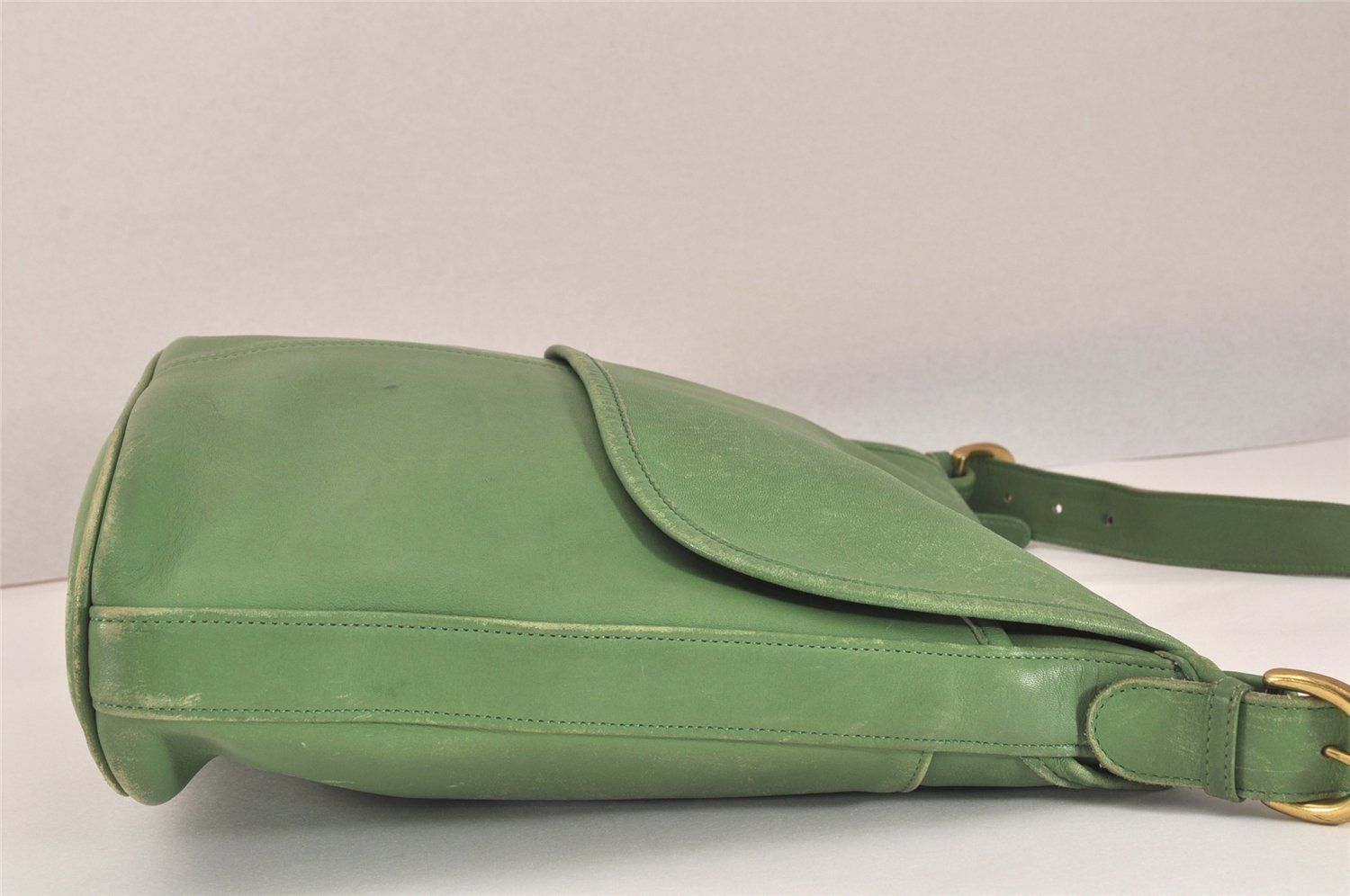 美品 1375 Vintage COACH ショルダーバッグ 4115 グリーン 【公式通販】