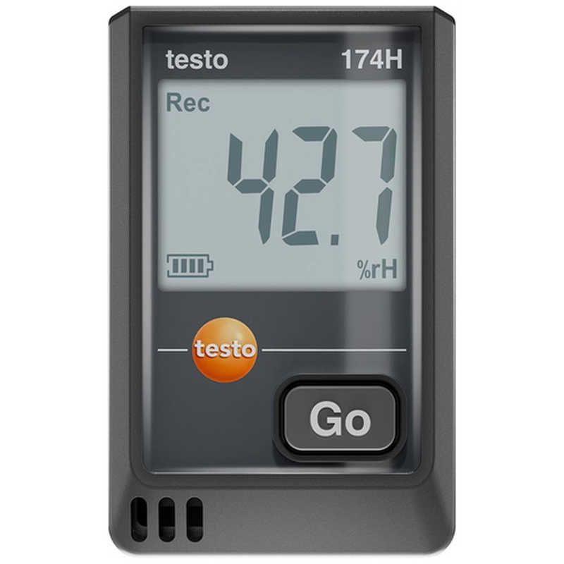 送料無料 ♥ 未開梱 テストー 温湿度データロガー USB testo 174H 黒 572174102