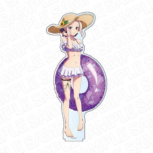 A賞】カノジョも彼女 水着 特大アクリルフィギュア 渚 新品未開封