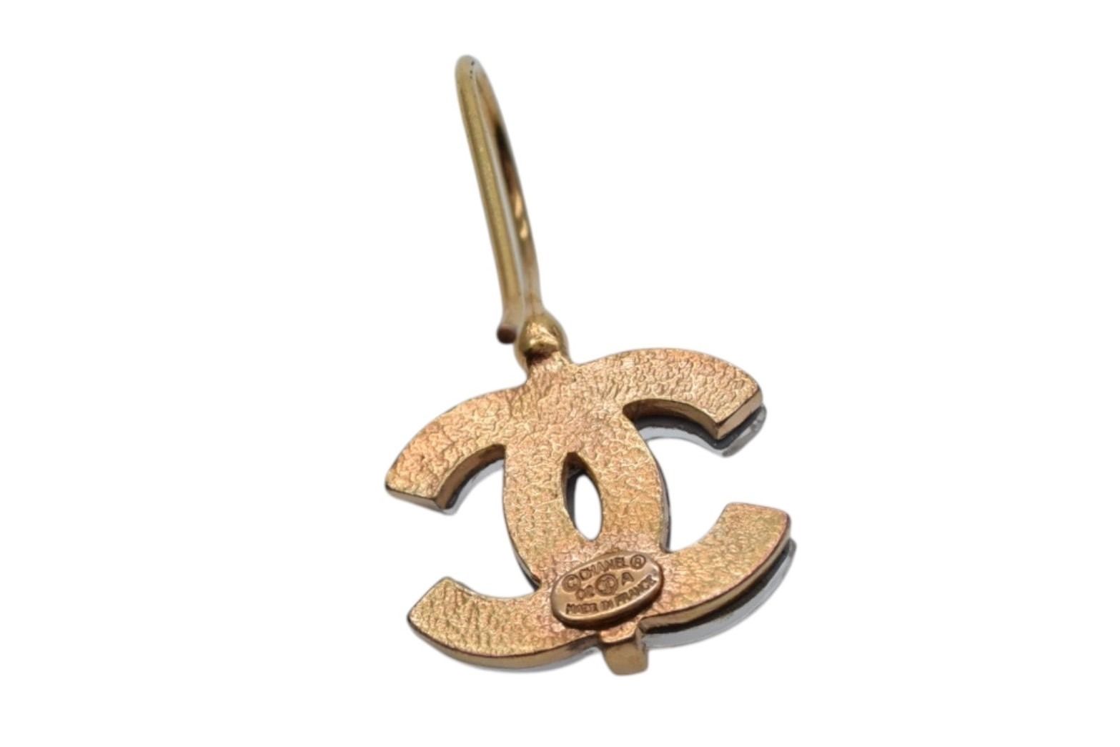 極美品 CHANEL シャネル ココマーク ピアス ジプシー 両耳用 重量約5.0 