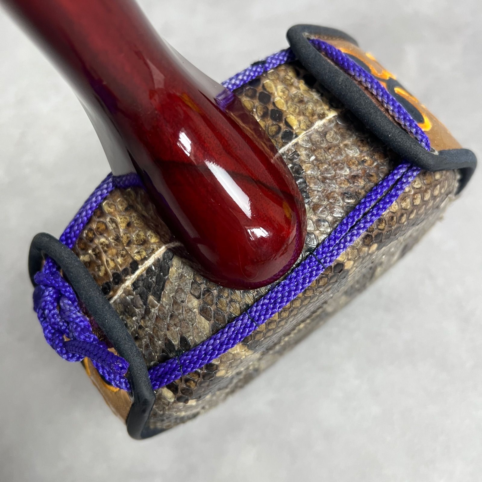 沖縄三線 クロコ調ハードケース