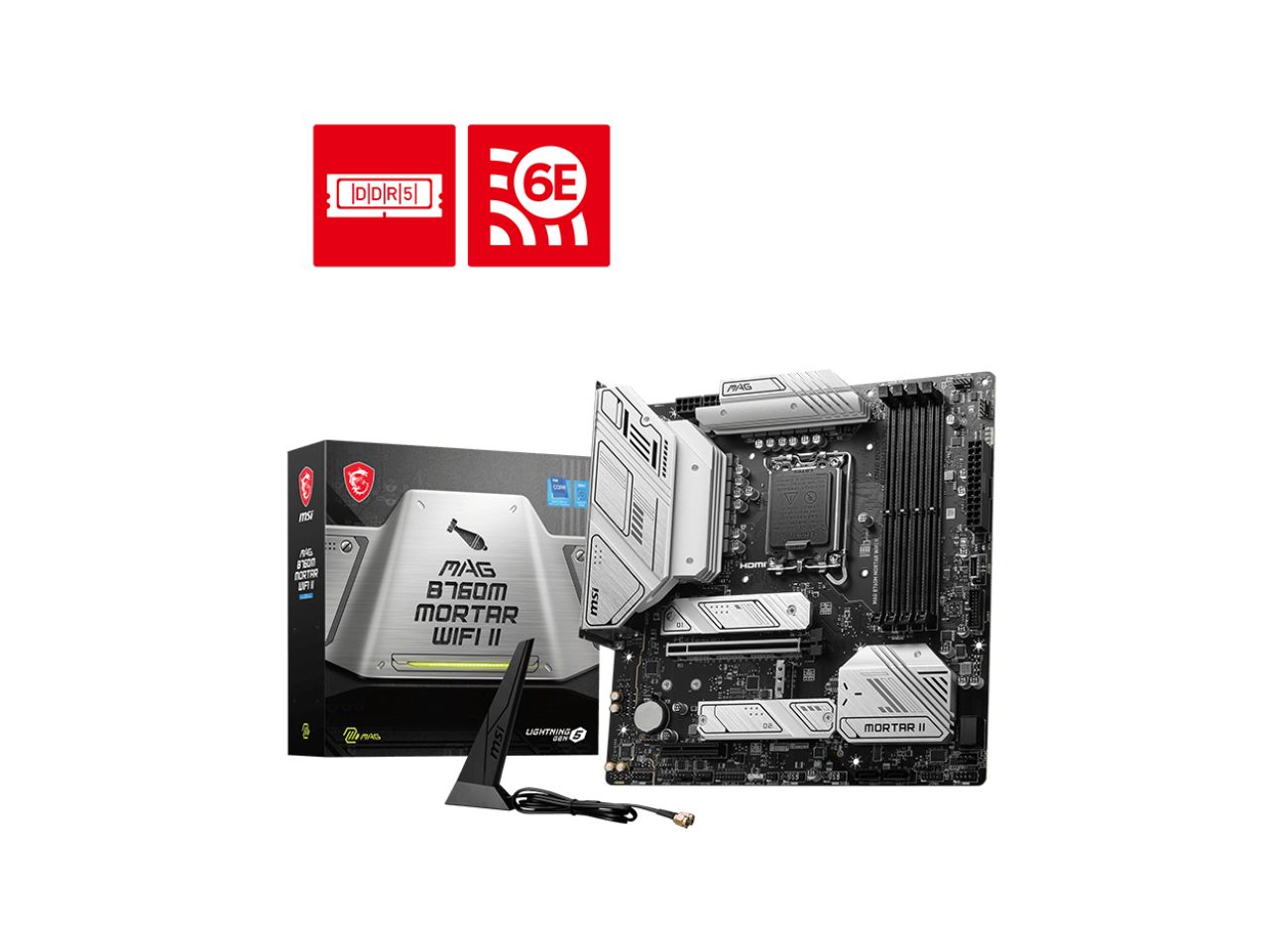 MSI MAG B760M MTAR WIFI II デスクトップ マザーボード - Intel B760 チップセット - ソケット