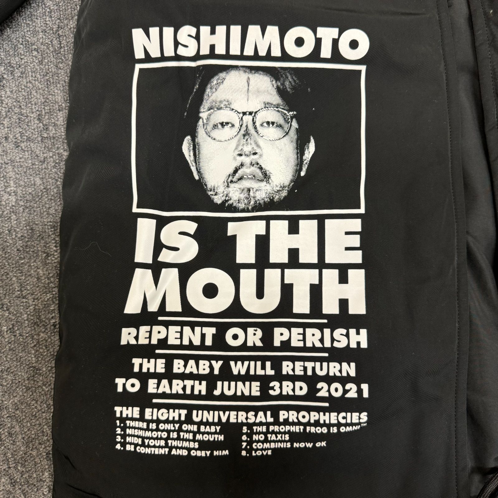 定価41800円 新品 NISHIMOTO IS THE MOUTH CLASSIC BENCH COAT 