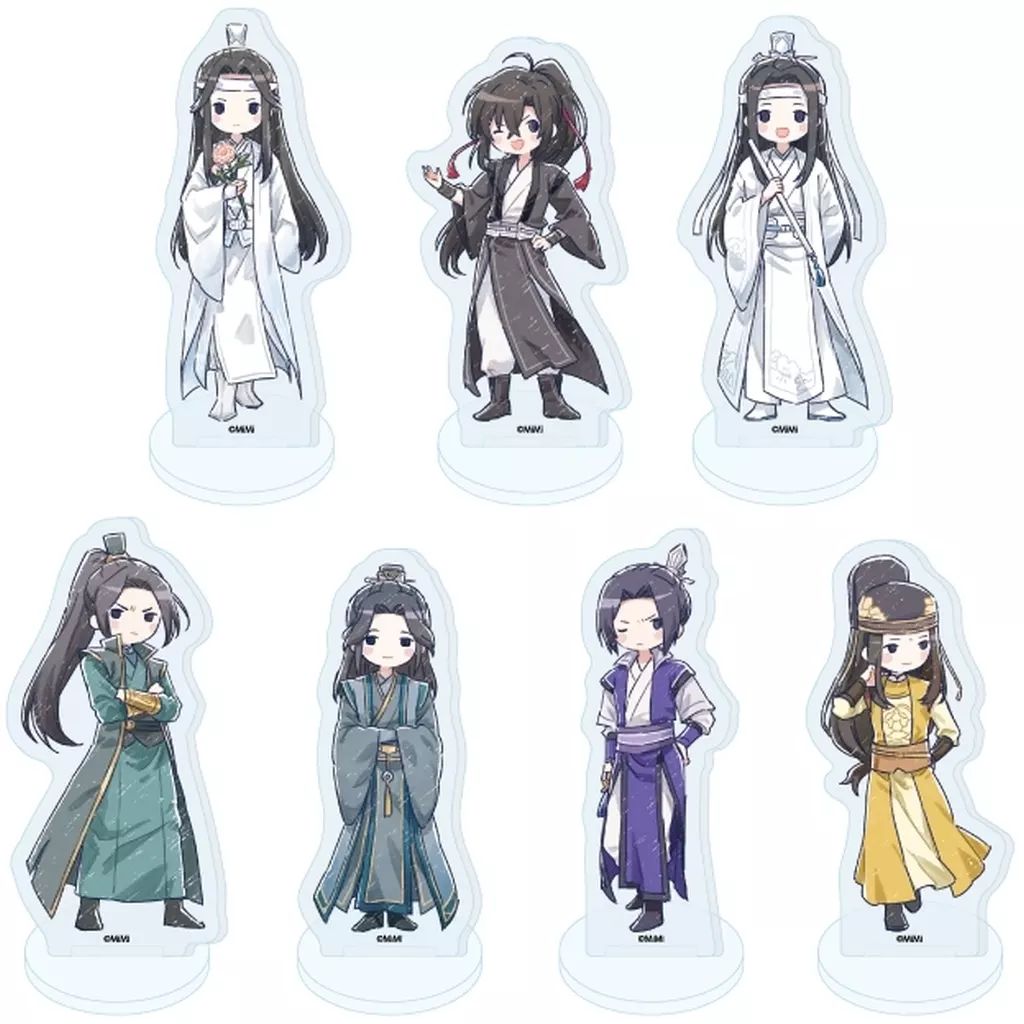魔道祖師　アクリルパネル2個セット 魔道祖師 KAZE アクリル自撮り扇子（蓮塢清華）【お取り寄せ