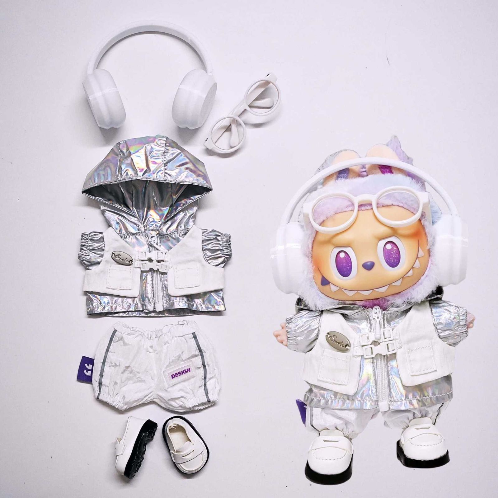 LABUBU ラブブ 5点セット ぬいぐるみ用服 洋服 ぬい服