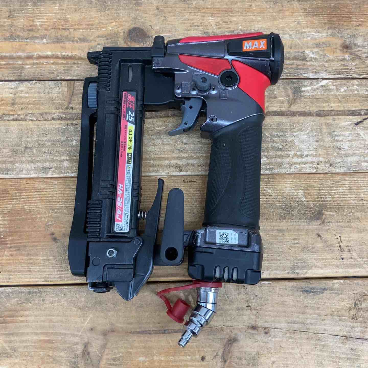 中古品】 マックス(MAX) 高圧エアタッカ HA-25/4J エア工具 タッカー J 