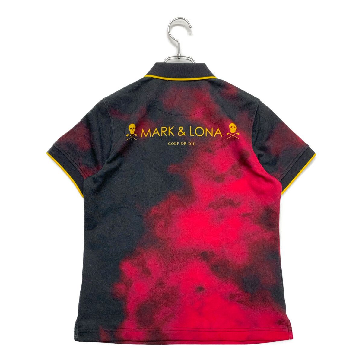 レディース マークアンドロナ MARK&LONA 半袖ポロシャツ 40(L) 黒