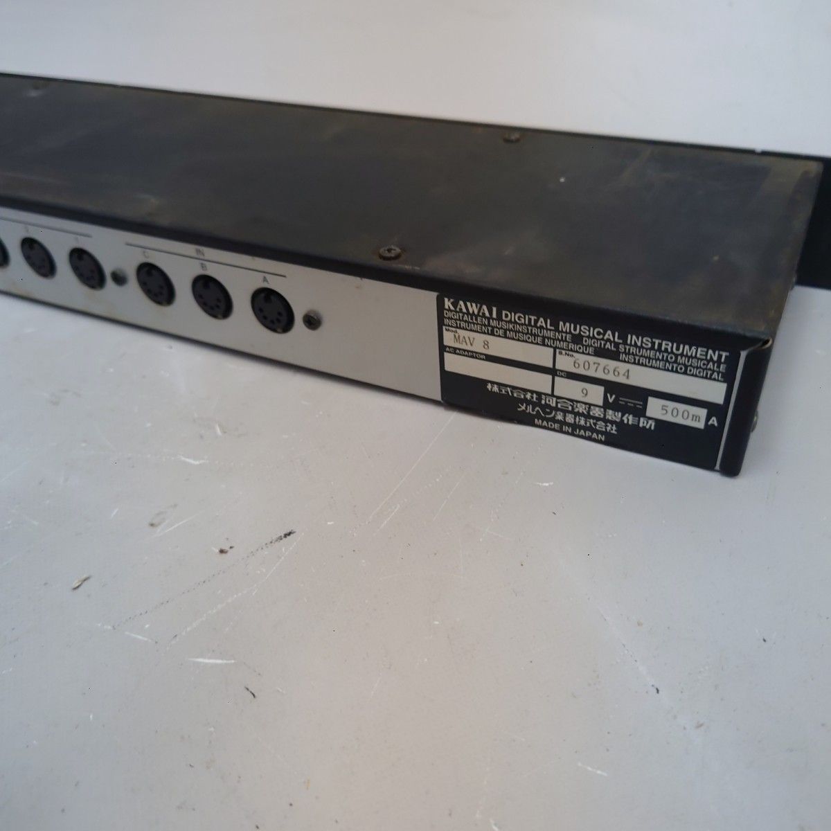 KAWAI MAV-8　MIDI PATCHBAY　【動作品】 Kawai MAV8 MIDI Patchbay
