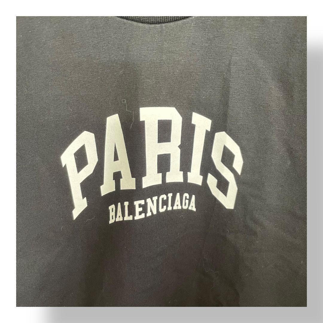 BALENCIAGA（バレンシアガ） キッズ PARISロゴTシャツ ブラック サイズ