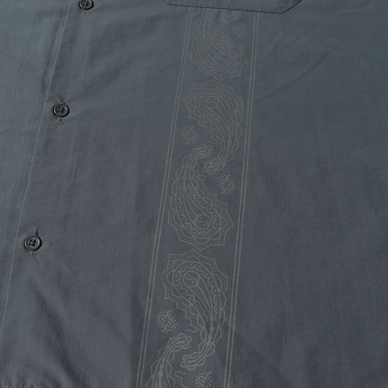 美品】RADIALL ラディアル シャツ グレー サイズ:S | 20SS ペイズリー