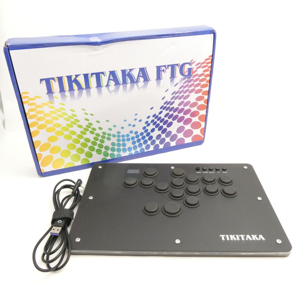 【良品】TIKITAKA FTG アーケードコントローラー TIKITAKA FTG C16 レバーレスコントローラー PS5/PC対応