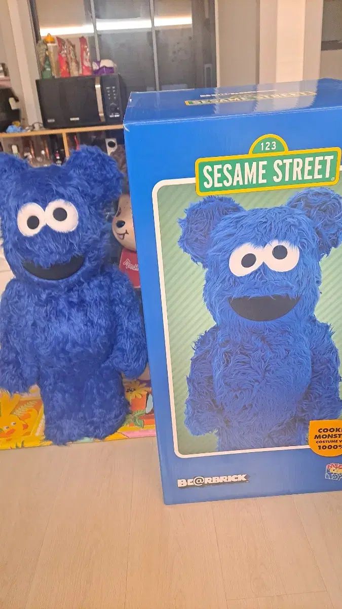 BE@RBRICK(ベアブリック) クッキーモンスター 1000 プロ - メルカリ 
