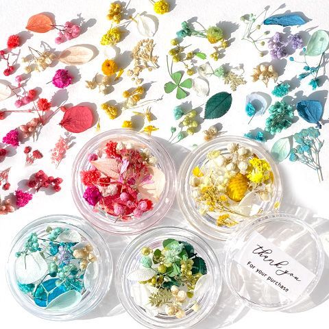 ちぁ〜ん様◆【ドライフラワー】小花つぼみ mix（673 レジン パーツ ） ドライフラワー 花びら つぼみ 色々ミックス レジン ネイル 封入