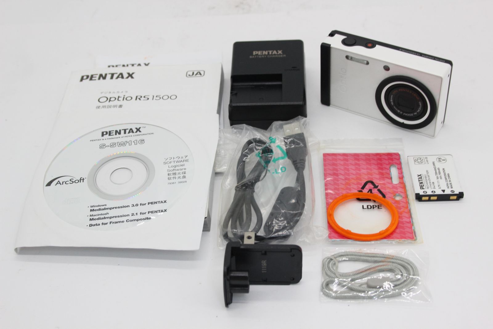 モニタ有PENTAX Optio RS1500 コンパクトデジタルカメラ - デジタルカメラ