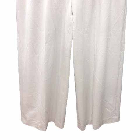 低価格 38 スラックス ワイドパンツ オンワード樫山 自由区 M オフ 白 パンツ