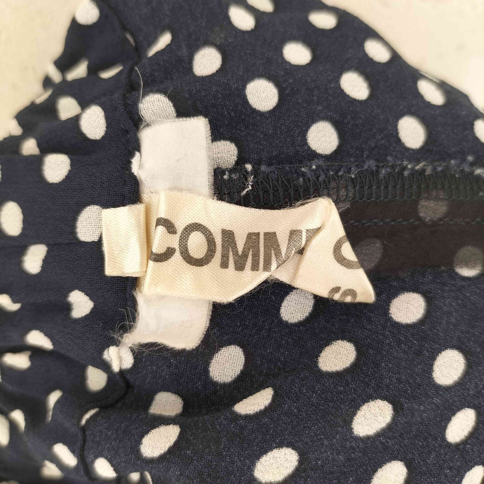 コムデギャルソン COMME des GARCONS ドット柄 レーヨン
