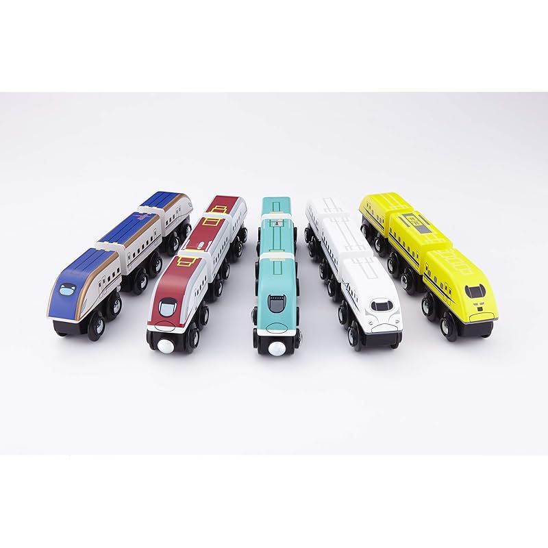 moku TRAIN　E7系新幹線かがやき 3両セット Amazon.co.jp: MOKUTRAIN moku TRAIN E7系新幹線かがやき 3両