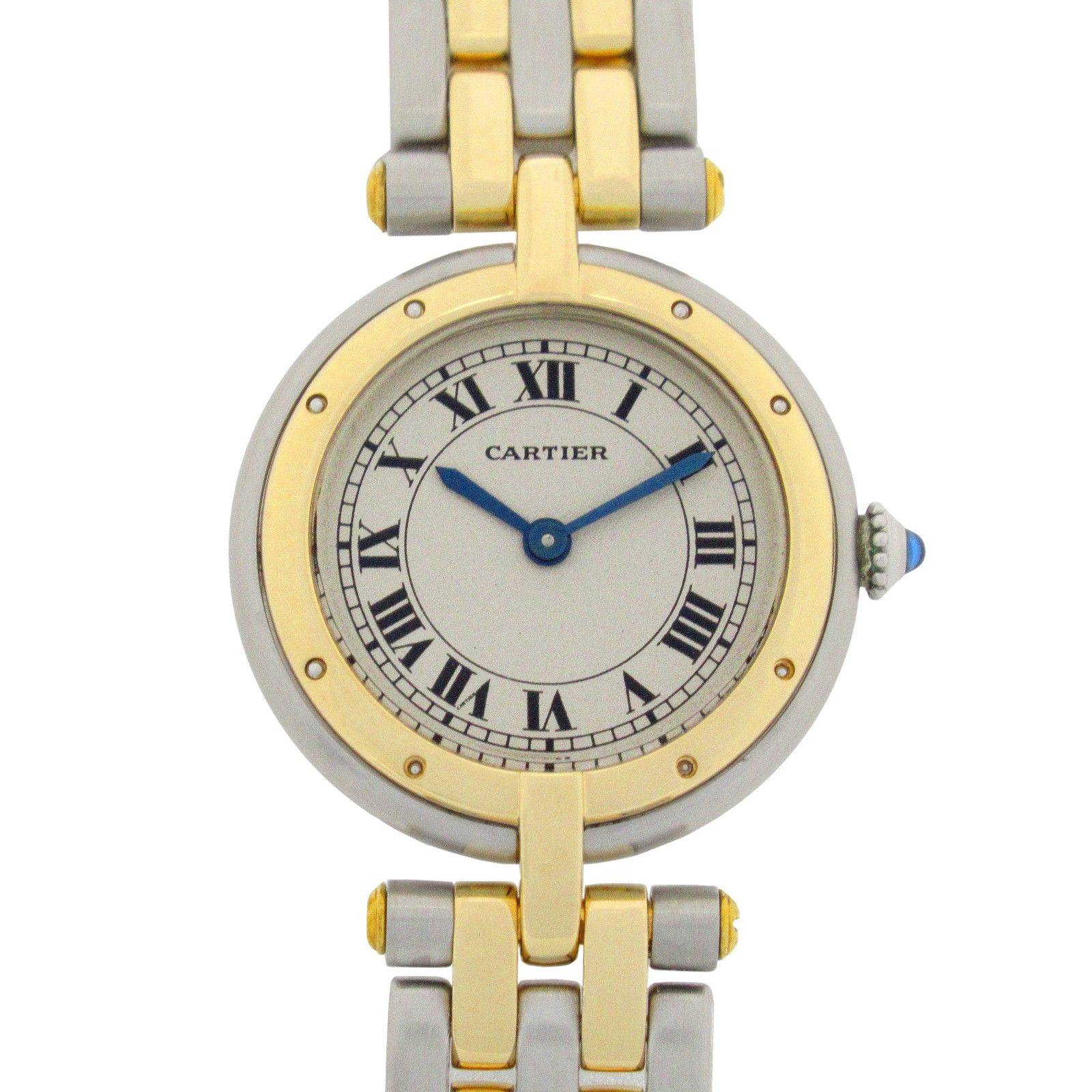 カルティエ CARTIER 腕時計 パンテール ヴァンドーム SM 2ロウ 1057920 アイボリー K18 イエローゴールド ステンレススチール パンテール ヴァンドーム SM 2ロウ レディース Used A