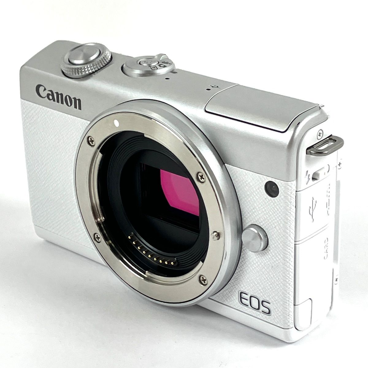 展示品】キヤノン EOS M200 ダブルズームキット ホワイト 【公式通販】