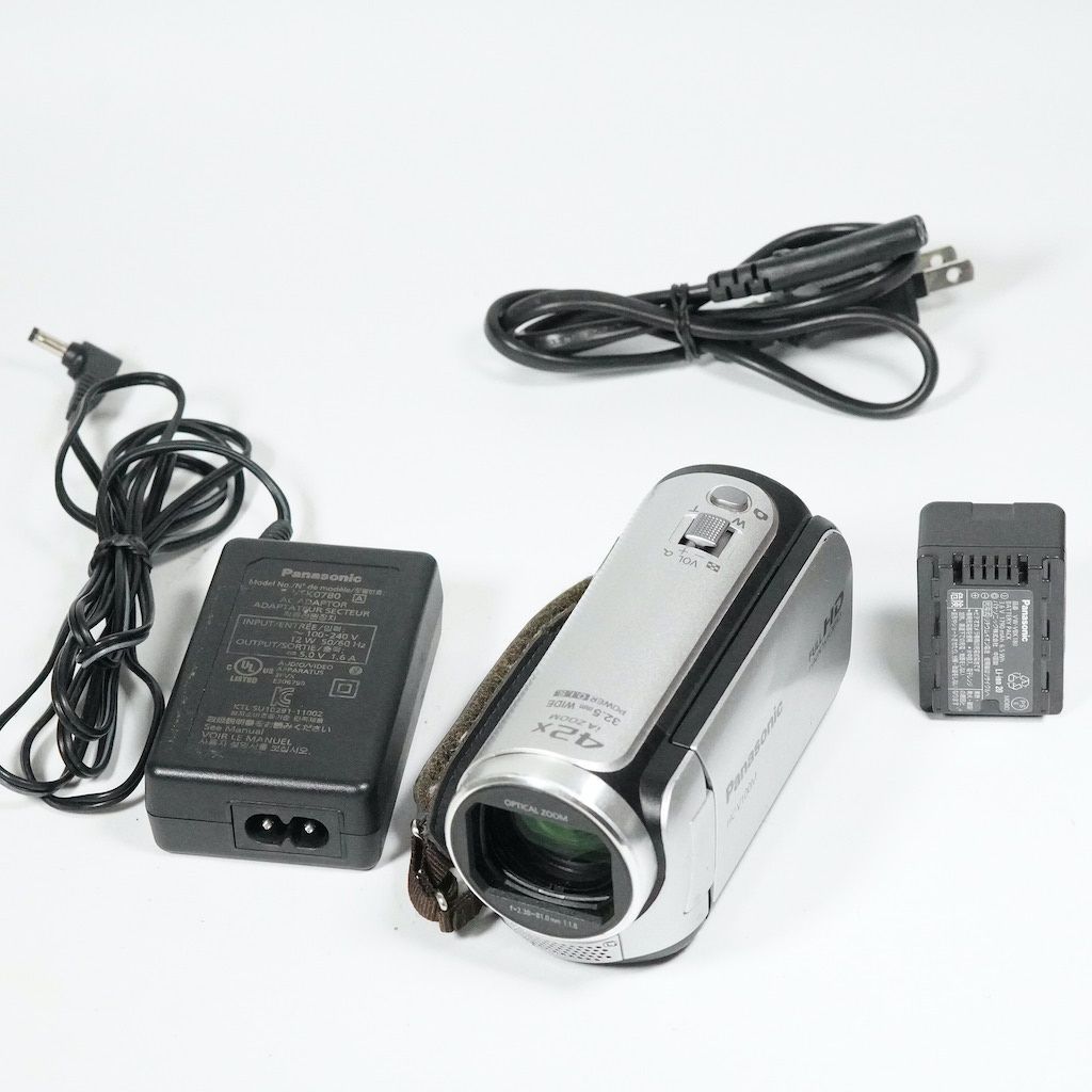 Panasonic パナソニック HC-V100M シルバー 1週間保証 |1644