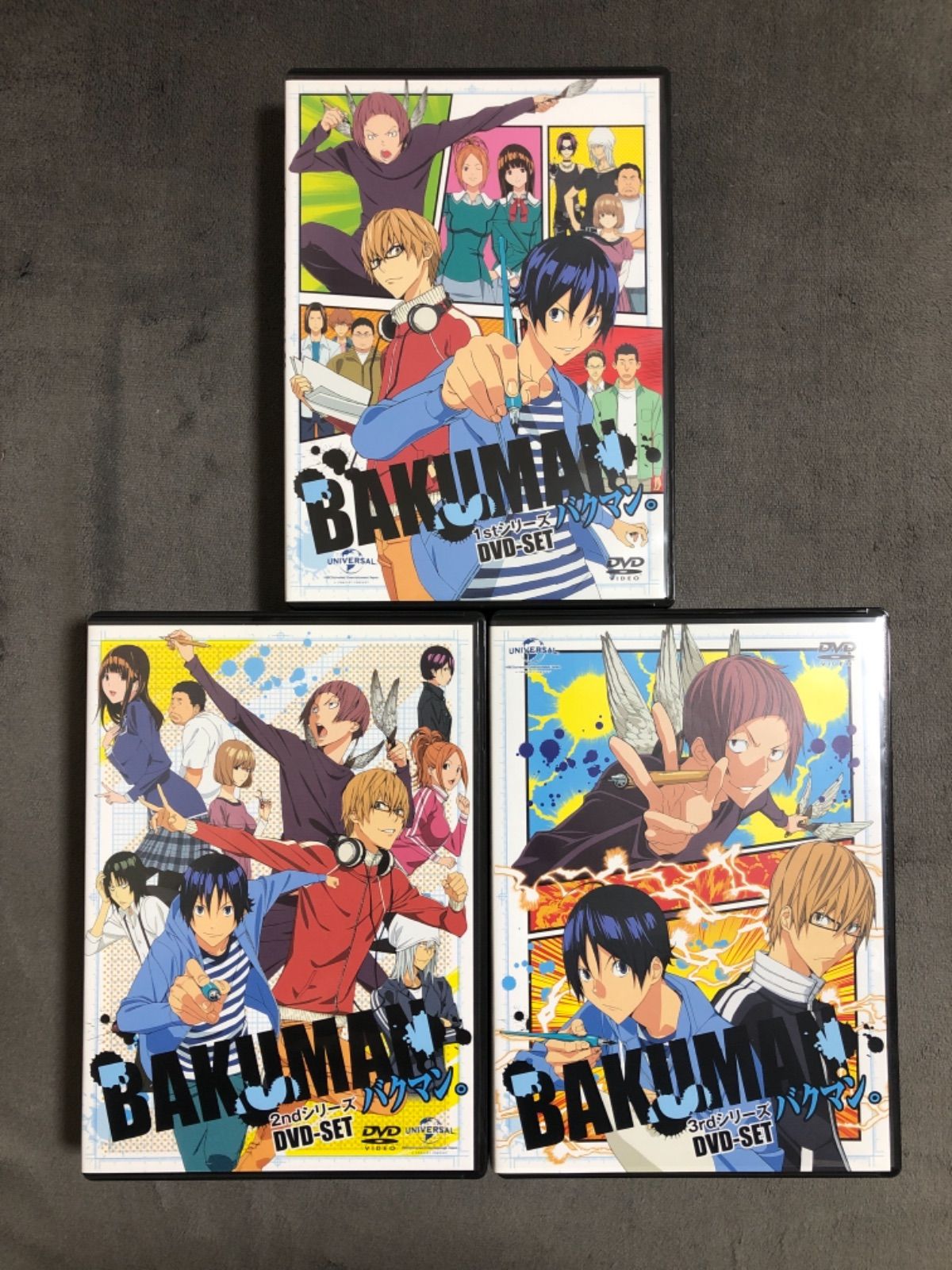 バクマン。 1〜3rdシリーズ DVD-SET - ジャスティス2nd - メルカリ