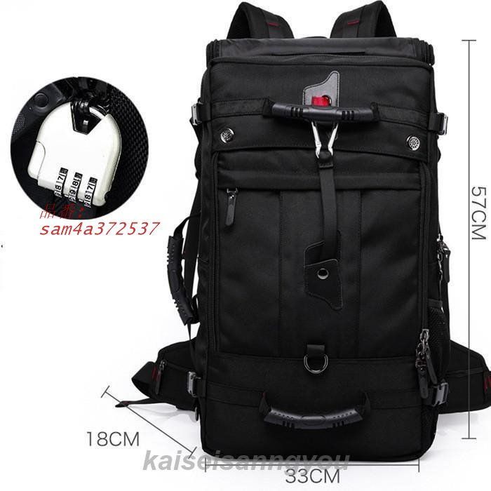 バックパック リュックサック 登山リュック メンズ レディース バッグ 旅行 防災 遠足 通勤 大容量 防水 3WAY 50L 盗難防止 鍵付き am4a372537