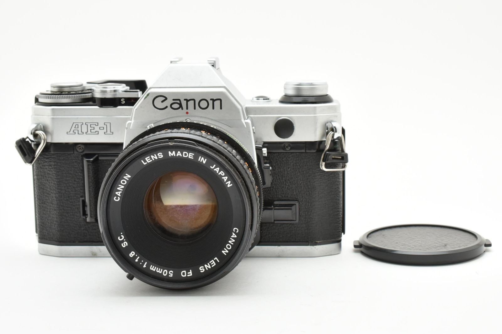 Canon／キヤノン AE-1 シルバー ボディ + FD 50mm F1.8 S.C