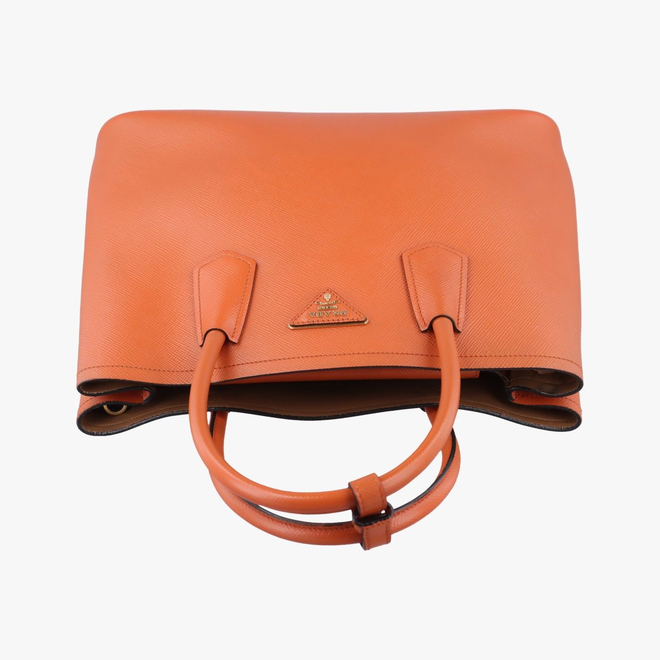 PRADA プラダ バッグ オレンジ サフィアーノレザー パドロック 楽天市場】プラダ PRADA サフィアーノ 2way ショルダーバッグ