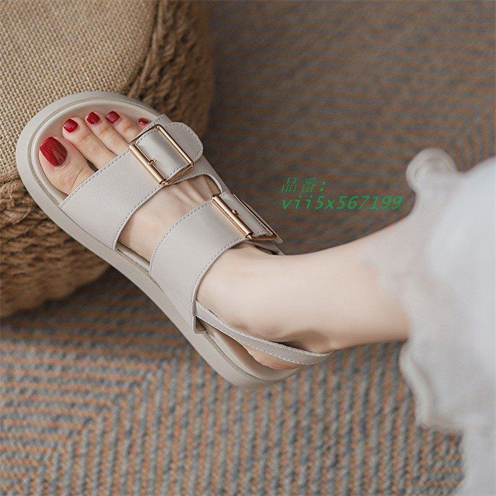 厚底サンダル スポーツサンダル レディース リラックス海 夏用 春 疲れない 歩きやすい ホワイト米 夏 ぺたんこ ヒール ストラップサンダル ブラック vii5x567199 KIN-KAAI_COM