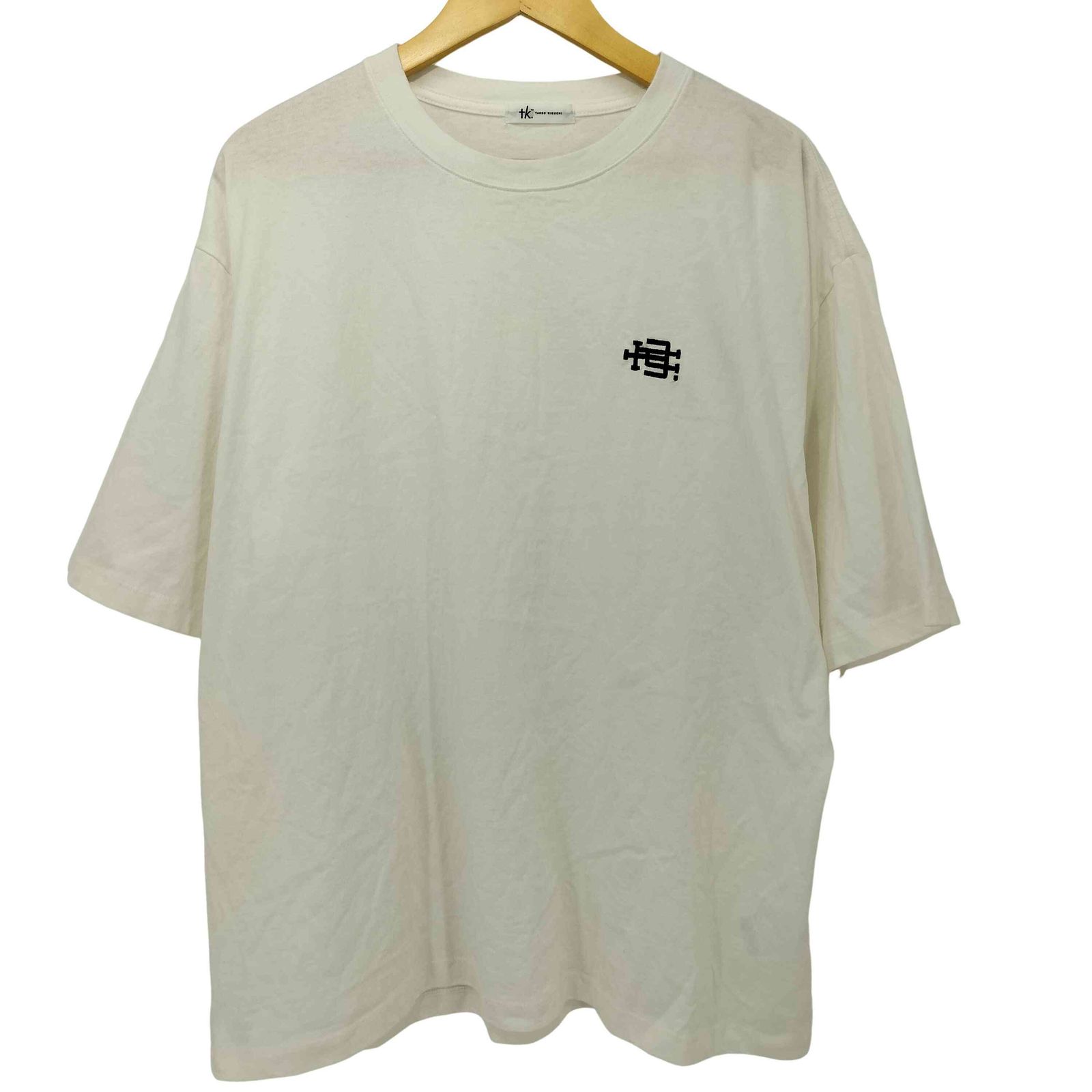 ティーケータケオキクチ tk. TAKEO KIKUCHI 24SS ヴィンテージ ロゴTシャツ オーバーサイズTシャツ メンズ  M