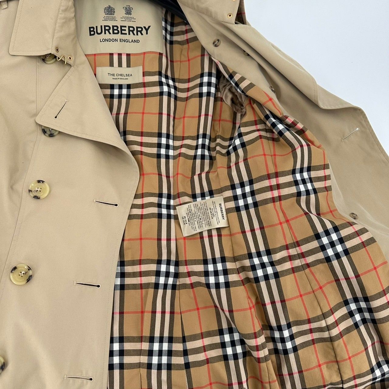 ▽バーバリー/BURBERRY▽116cm(6Y) トレンチコート ベージュ 【中古  