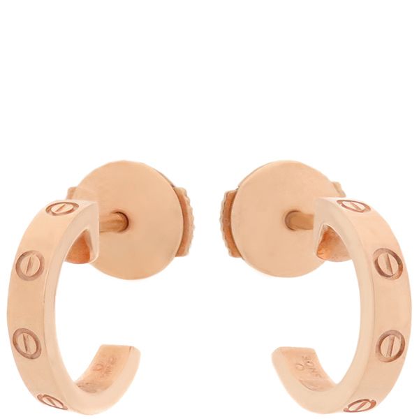 Cartier CARTIER カルティエ ミニラブ ピアス K18ピンクゴールド