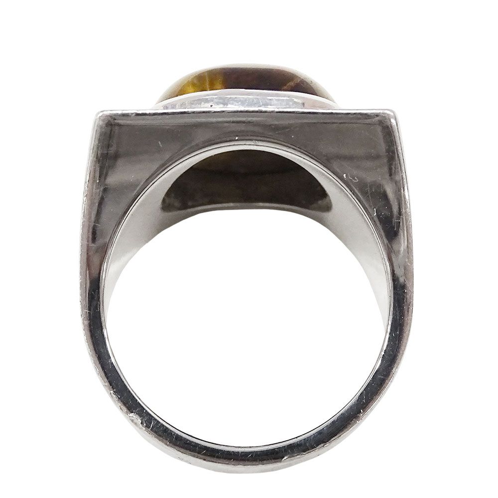 ルイヴィトン /シルバー 925 × 黒曜石 / リング / サイズ19号 美品