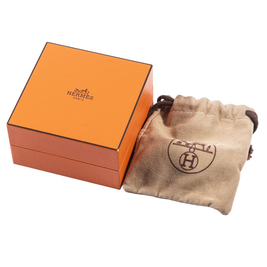 HERMES エルメス カフ バングル ブレスレット ホースビット シルバー ミネルヴァ刻印【中古】