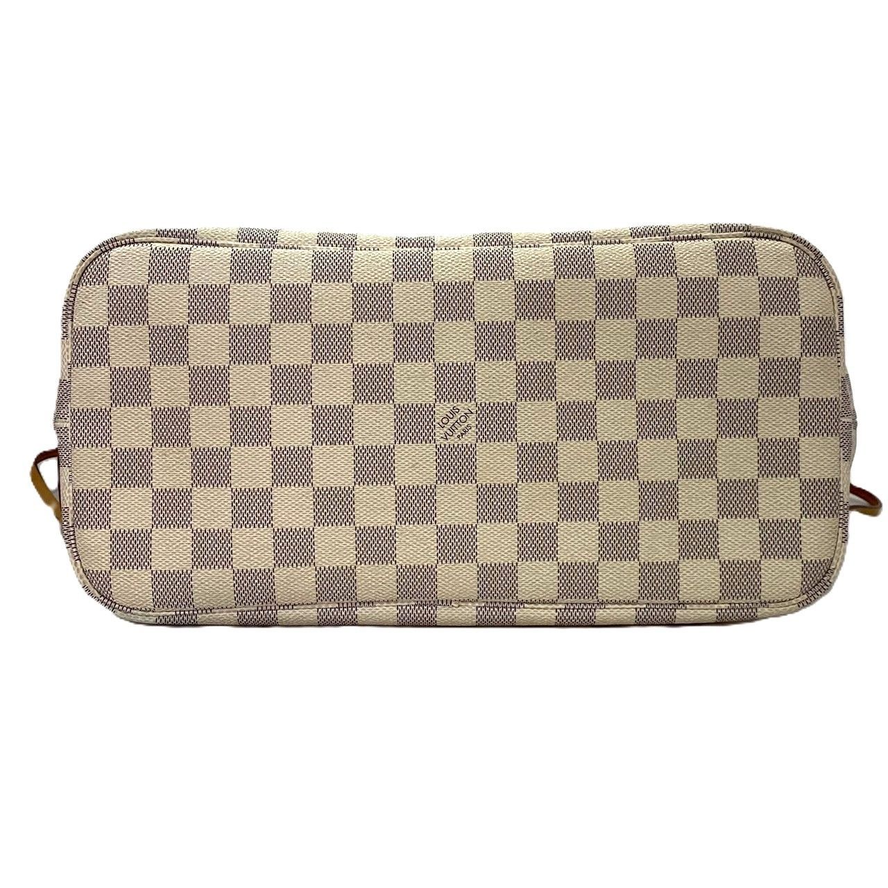 M【LOUIS VUITTON】ネヴァーフルMM ダミエ アズール トートバッグ ルイ